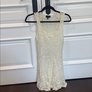 White lace dress